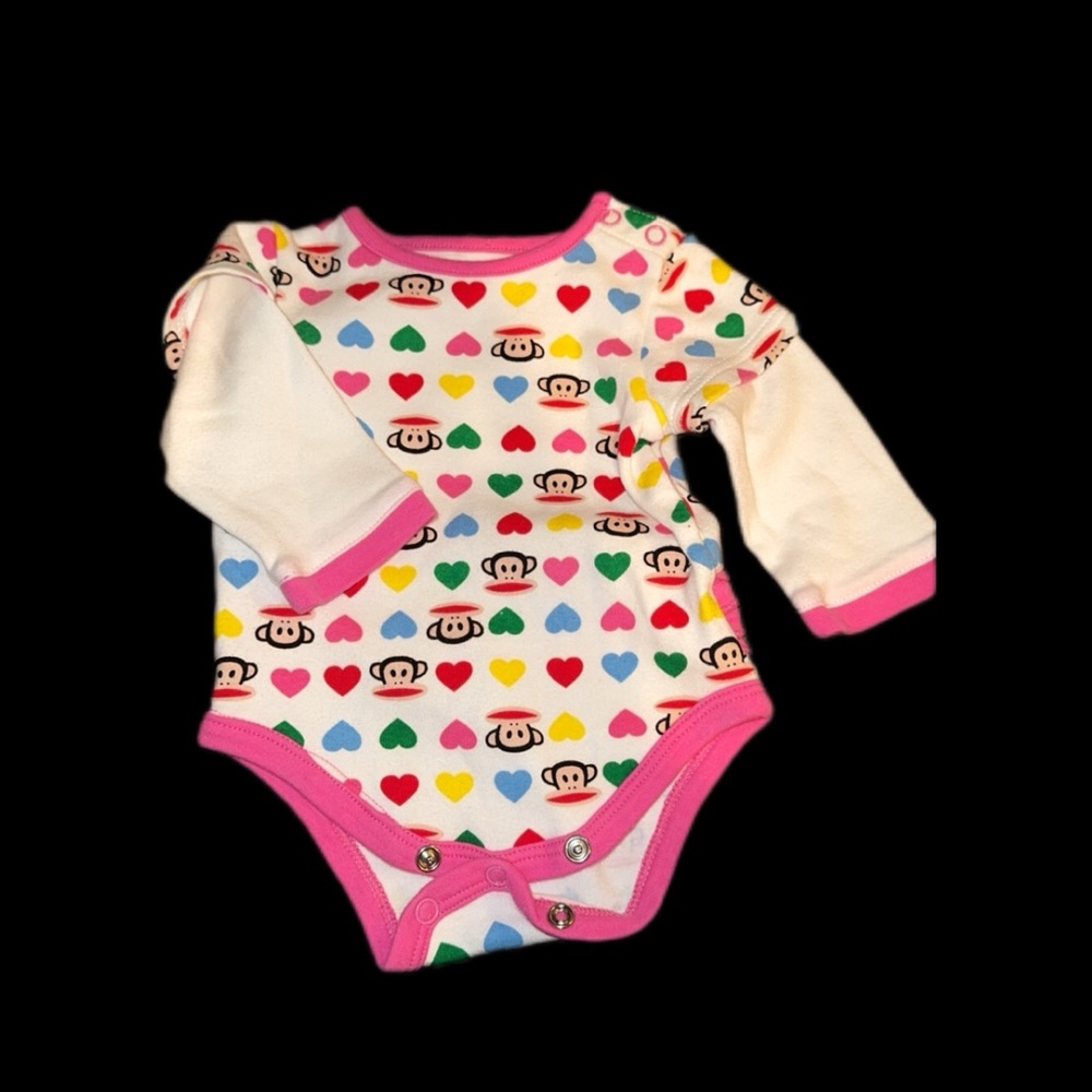 Paul Frank Baby girl long sleeve one piece from 2010! rare find